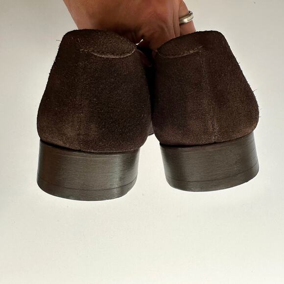 Brett & Sons NWOB Handmade Agustin Derby Chocolate Suede Shoes‎ EU 41 US 8 main image 8